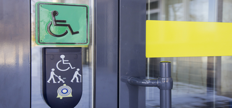 automatic handicap door opener in Delano