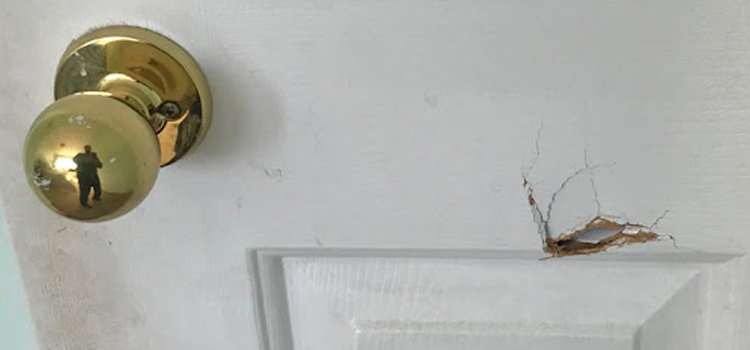 interior door hole repair Delano